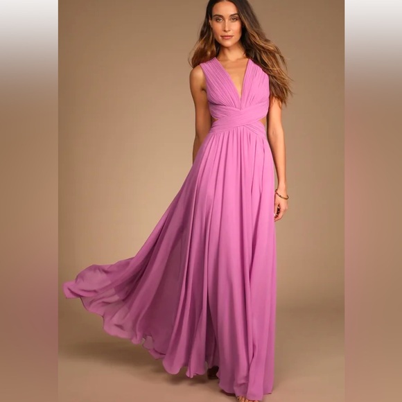 Lulus Dresses & Skirts - Elegant Lavender Evening Gown